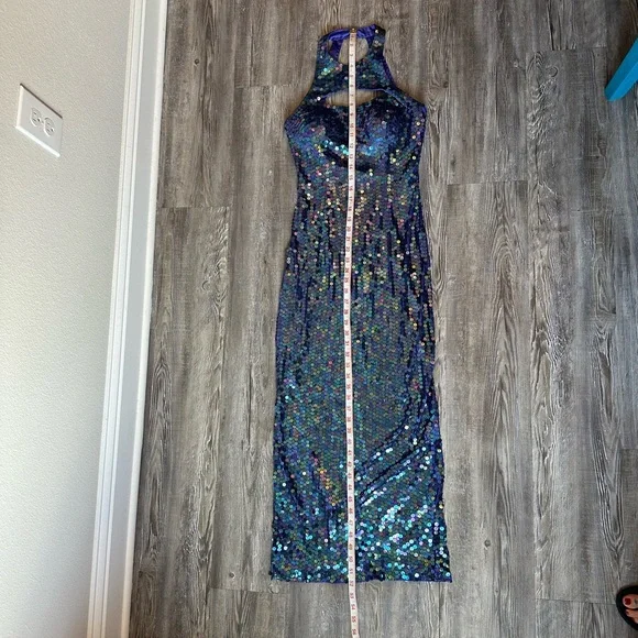 Adrianna Papell Evening Beautiful Vintage Sequin Dress - Picture 11 of 16